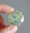 2pcs Handmade Resin 25mm Resin Cabochons,real Pressed flower necklace Pendant jewelry