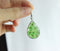 1pcs  Handmade Teardrop pressed flower pendant jewelry necklace