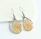 1pcs Teardrop pressed flower pendant jewelry necklace  Earrings