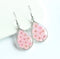 1pcs Teardrop pressed flower pendant jewelry necklace Earrings