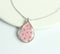 1pcs Teardrop pressed flower pendant jewelry necklace Earrings