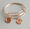 10pcs Rose gold bracelet blanks 8-25mm Bracelet Settings, Bezel Bangle Bracelet Bases