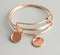 10pcs Rose gold bracelet blanks 8-25mm Bracelet Settings, Bezel Bangle Bracelet Bases