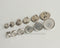 20pcs Surgical Stainless Steel Bezel Earring Studs Settings, Earrings Blanks,earrings Base