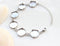 5pcs Crown 12mm stainless steel bracelet Base Settings Bezel bracelet blanks Cabochon trays