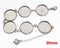 5pcs 8-25mm stainless steel bracelet Base Settings, Bezel bracelet blanks Cabochon trays