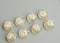 10pcs Handmade Resin 14mm Resin Cabochons, Pressed flower Pendant jewelry necklace