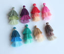 10pcs 55mm handmade tassel pendant, tassel charm, tassel findings