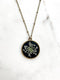 1pcs pressed flower pendant necklace, Real dried flower jewelry wholesale