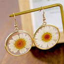 1pcs pressed flower Pendant Necklace