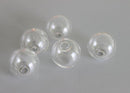 10sets Glass Balls 10mm 14mm 16mm 18mm Clear Glass Globe Bottle Charms Pendants Balls