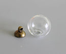 10sets Glass Balls 10mm 14mm 16mm 18mm Clear Glass Globe Bottle Charms Pendants Balls