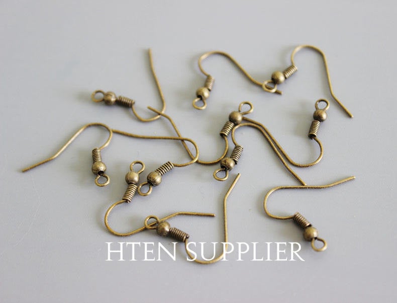 200pcs  Earring Hooks, Earring Finding, Fish Hook Earrings Ear Wire Wholesale